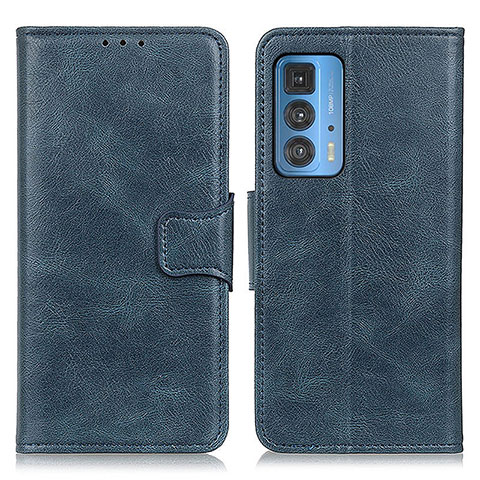 Handytasche Stand Schutzhülle Flip Leder Hülle M09L für Motorola Moto Edge 20 Pro 5G Blau