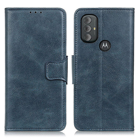 Handytasche Stand Schutzhülle Flip Leder Hülle M09L für Motorola Moto G Play (2023) Blau