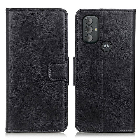 Handytasche Stand Schutzhülle Flip Leder Hülle M09L für Motorola Moto G Power (2022) Schwarz