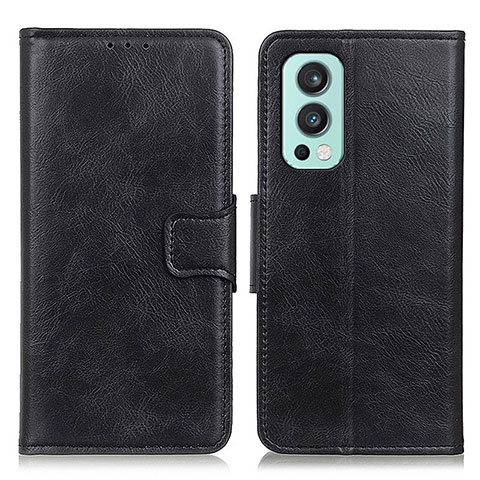 Handytasche Stand Schutzhülle Flip Leder Hülle M09L für OnePlus Nord 2 5G Schwarz