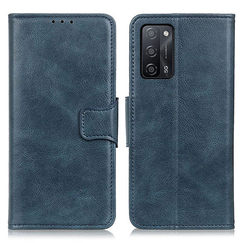 Handytasche Stand Schutzhülle Flip Leder Hülle M09L für Oppo A53s 5G Blau