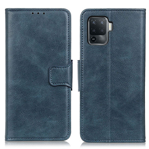 Handytasche Stand Schutzhülle Flip Leder Hülle M09L für Oppo A94 4G Blau