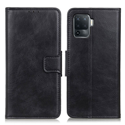 Handytasche Stand Schutzhülle Flip Leder Hülle M09L für Oppo F19 Pro Schwarz