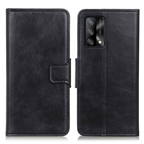 Handytasche Stand Schutzhülle Flip Leder Hülle M09L für Oppo F19 Schwarz