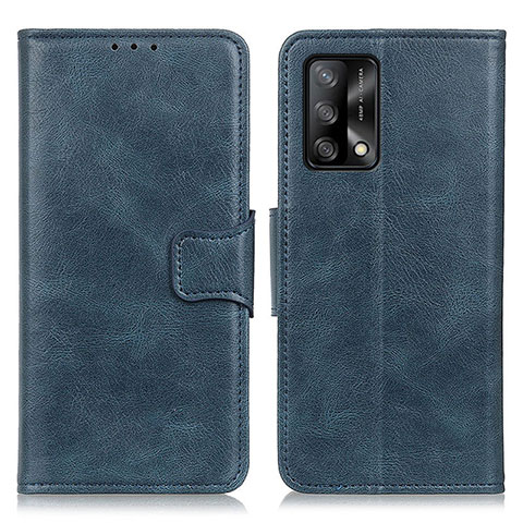 Handytasche Stand Schutzhülle Flip Leder Hülle M09L für Oppo F19s Blau