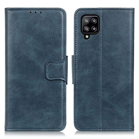 Handytasche Stand Schutzhülle Flip Leder Hülle M09L für Samsung Galaxy A22 4G Blau