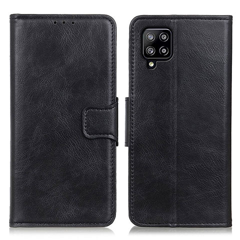 Handytasche Stand Schutzhülle Flip Leder Hülle M09L für Samsung Galaxy A22 4G Schwarz