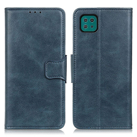 Handytasche Stand Schutzhülle Flip Leder Hülle M09L für Samsung Galaxy A22 5G Blau