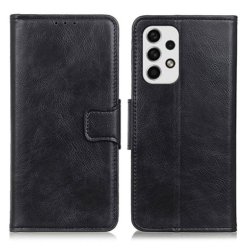 Handytasche Stand Schutzhülle Flip Leder Hülle M09L für Samsung Galaxy A23 5G Schwarz