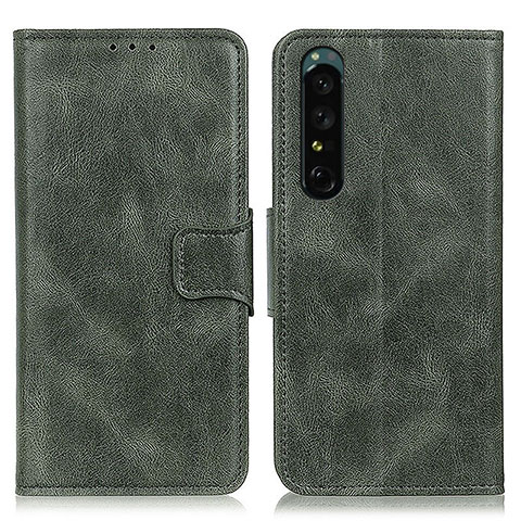 Handytasche Stand Schutzhülle Flip Leder Hülle M09L für Sony Xperia 1 IV SO-51C Grün