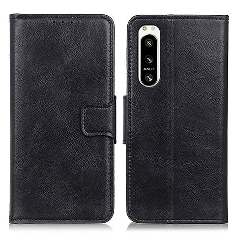 Handytasche Stand Schutzhülle Flip Leder Hülle M09L für Sony Xperia 5 IV Schwarz