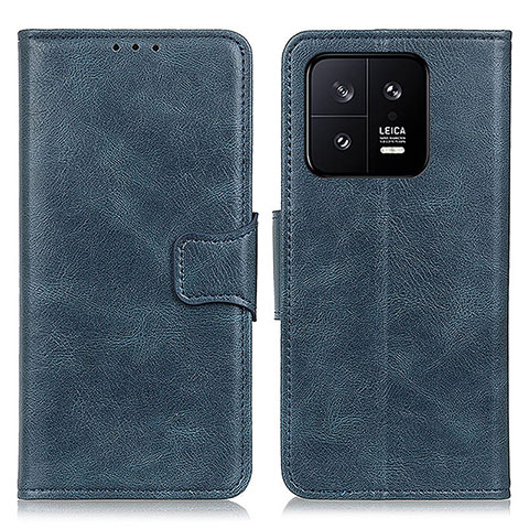 Handytasche Stand Schutzhülle Flip Leder Hülle M09L für Xiaomi Mi 13 5G Blau