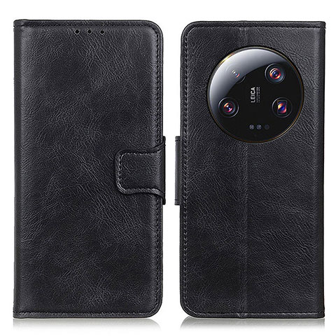 Handytasche Stand Schutzhülle Flip Leder Hülle M09L für Xiaomi Mi 13 Ultra 5G Schwarz