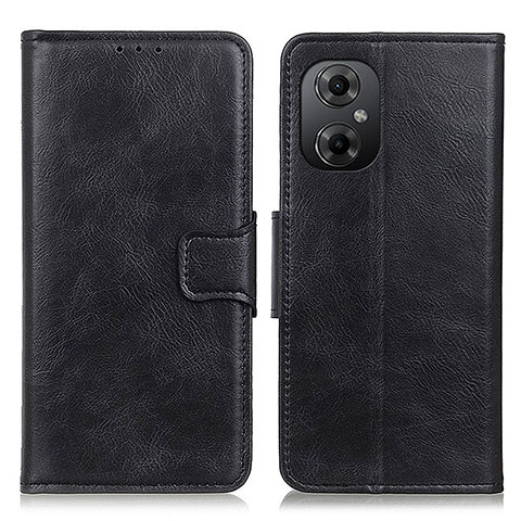 Handytasche Stand Schutzhülle Flip Leder Hülle M09L für Xiaomi Poco M4 5G Schwarz