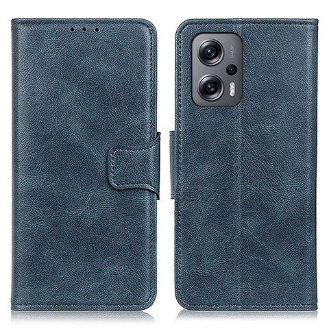 Handytasche Stand Schutzhülle Flip Leder Hülle M09L für Xiaomi Poco X4 GT 5G Blau