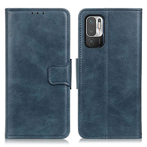 Handytasche Stand Schutzhülle Flip Leder Hülle M09L für Xiaomi Redmi Note 10 5G Blau