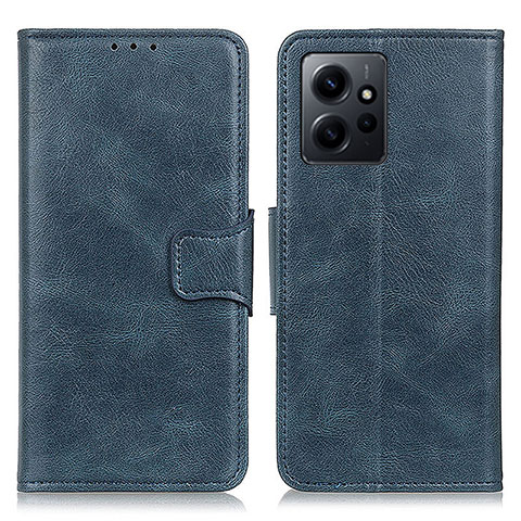 Handytasche Stand Schutzhülle Flip Leder Hülle M09L für Xiaomi Redmi Note 12 4G Blau