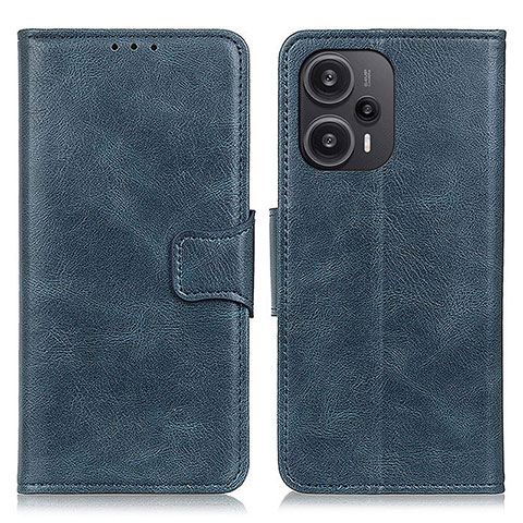 Handytasche Stand Schutzhülle Flip Leder Hülle M09L für Xiaomi Redmi Note 12 Turbo 5G Blau