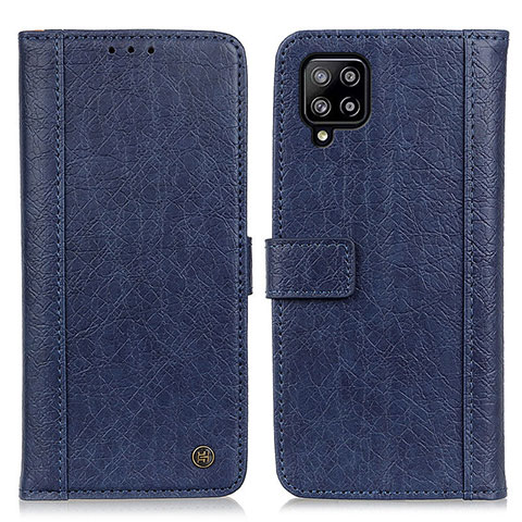 Handytasche Stand Schutzhülle Flip Leder Hülle M10L für Samsung Galaxy A22 4G Blau