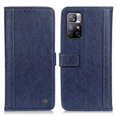 Handytasche Stand Schutzhülle Flip Leder Hülle M10L für Xiaomi Redmi Note 11 5G Blau