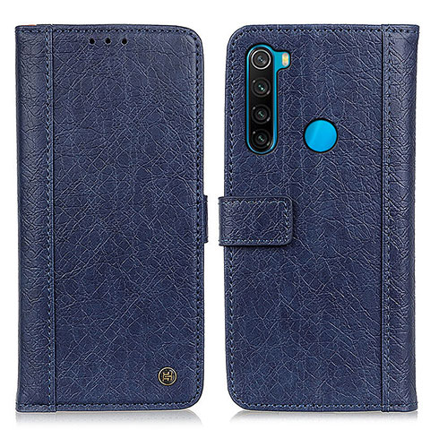 Handytasche Stand Schutzhülle Flip Leder Hülle M10L für Xiaomi Redmi Note 8 (2021) Blau