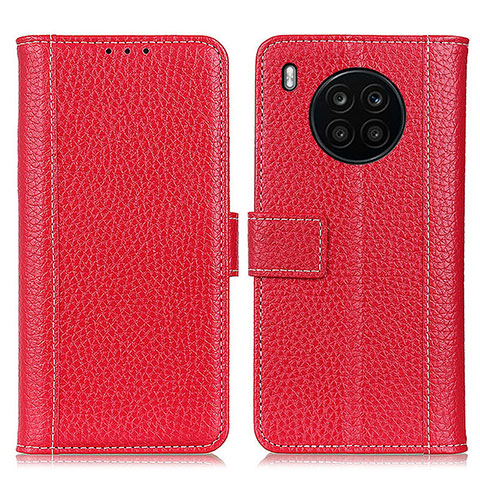 Handytasche Stand Schutzhülle Flip Leder Hülle M11L für Huawei Nova 8i Rot