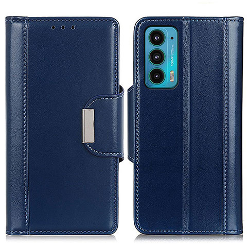 Handytasche Stand Schutzhülle Flip Leder Hülle M11L für Motorola Moto Edge 20 5G Blau