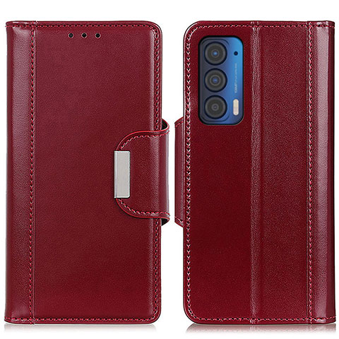 Handytasche Stand Schutzhülle Flip Leder Hülle M11L für Motorola Moto Edge (2021) 5G Rot