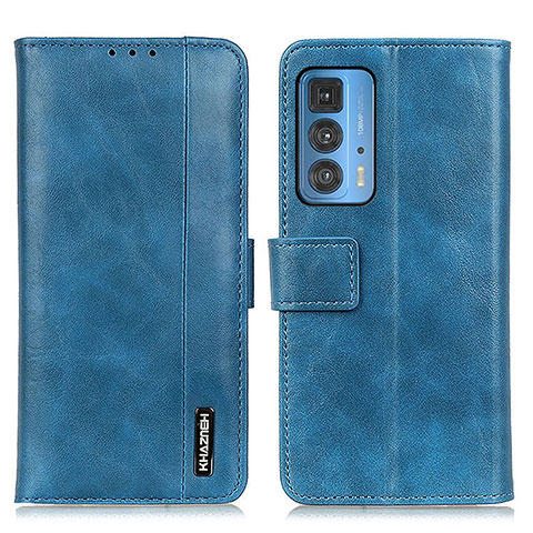 Handytasche Stand Schutzhülle Flip Leder Hülle M11L für Motorola Moto Edge S Pro 5G Blau