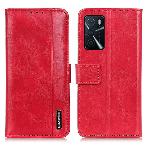 Handytasche Stand Schutzhülle Flip Leder Hülle M11L für Oppo A16s Rot