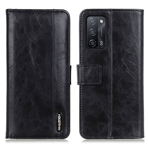 Handytasche Stand Schutzhülle Flip Leder Hülle M11L für Oppo A53s 5G Schwarz