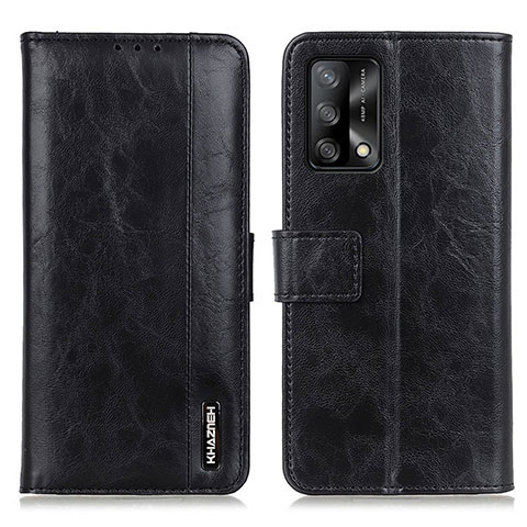 Handytasche Stand Schutzhülle Flip Leder Hülle M11L für Oppo A74 4G Schwarz