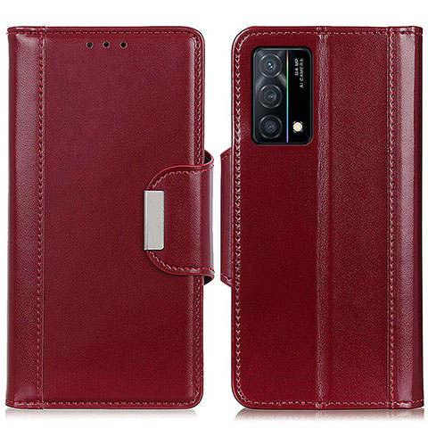 Handytasche Stand Schutzhülle Flip Leder Hülle M11L für Oppo K9 5G Rot