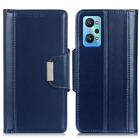 Handytasche Stand Schutzhülle Flip Leder Hülle M11L für Realme Q5 Pro 5G Blau