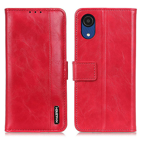 Handytasche Stand Schutzhülle Flip Leder Hülle M11L für Samsung Galaxy A03 Core Rot