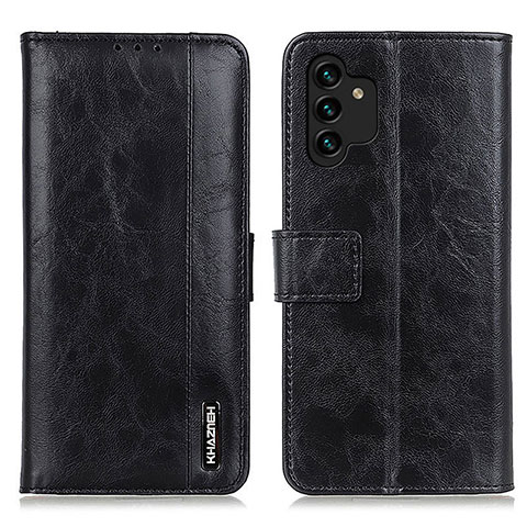 Handytasche Stand Schutzhülle Flip Leder Hülle M11L für Samsung Galaxy A04s Schwarz