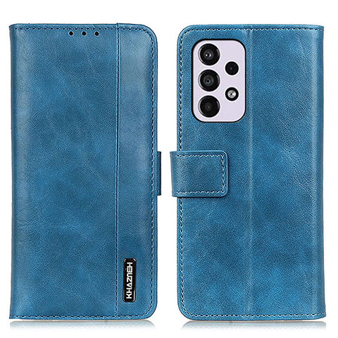 Handytasche Stand Schutzhülle Flip Leder Hülle M11L für Samsung Galaxy A33 5G Blau