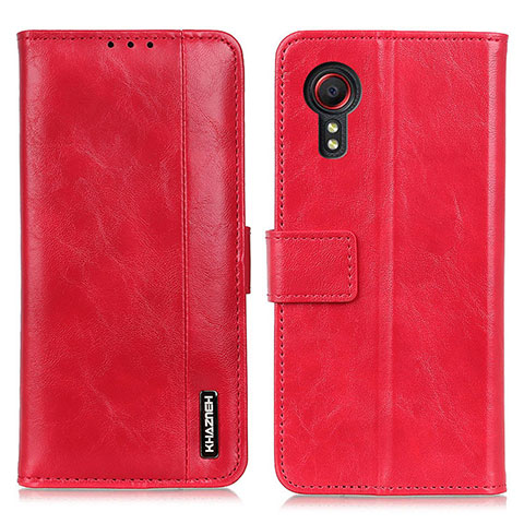 Handytasche Stand Schutzhülle Flip Leder Hülle M11L für Samsung Galaxy XCover 5 SM-G525F Rot