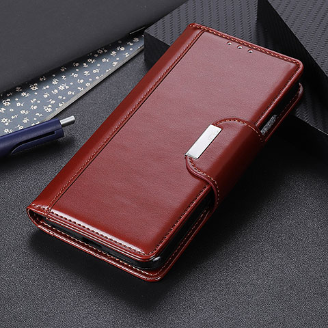 Handytasche Stand Schutzhülle Flip Leder Hülle M11L für Xiaomi Poco M5S Braun