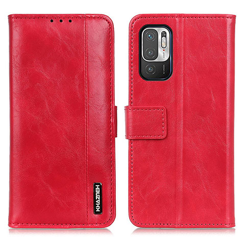 Handytasche Stand Schutzhülle Flip Leder Hülle M11L für Xiaomi Redmi Note 10 5G Rot