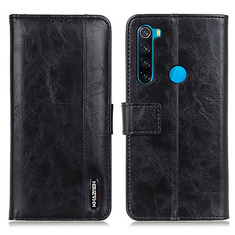 Handytasche Stand Schutzhülle Flip Leder Hülle M11L für Xiaomi Redmi Note 8 (2021) Schwarz