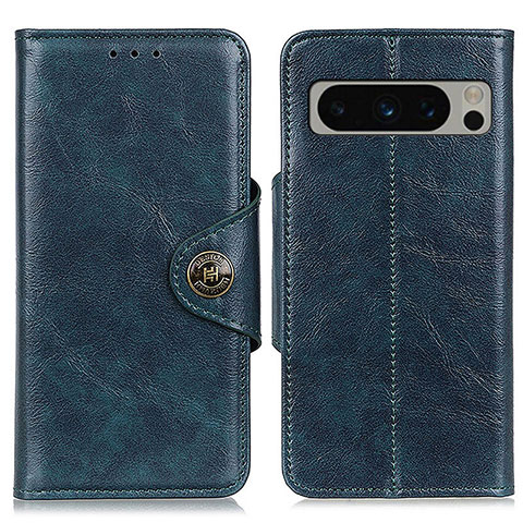 Handytasche Stand Schutzhülle Flip Leder Hülle M12L für Google Pixel 8 Pro 5G Blau