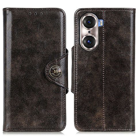 Handytasche Stand Schutzhülle Flip Leder Hülle M12L für Huawei Honor 60 5G Bronze