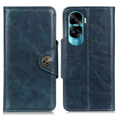 Handytasche Stand Schutzhülle Flip Leder Hülle M12L für Huawei Honor 90 Lite 5G Blau