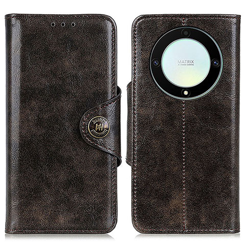 Handytasche Stand Schutzhülle Flip Leder Hülle M12L für Huawei Honor Magic5 Lite 5G Bronze