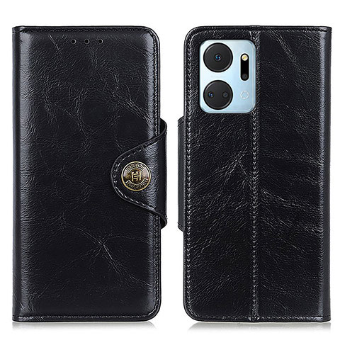 Handytasche Stand Schutzhülle Flip Leder Hülle M12L für Huawei Honor X7a Schwarz