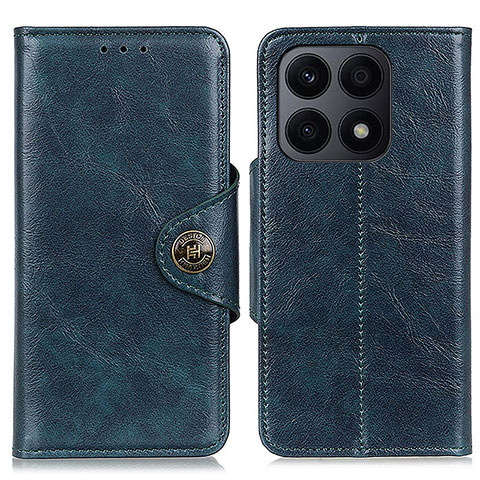 Handytasche Stand Schutzhülle Flip Leder Hülle M12L für Huawei Honor X8a 4G Blau