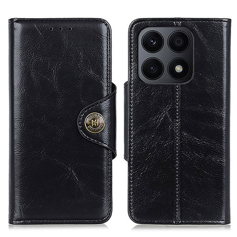 Handytasche Stand Schutzhülle Flip Leder Hülle M12L für Huawei Honor X8a 4G Schwarz