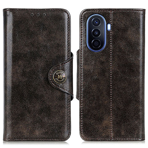 Handytasche Stand Schutzhülle Flip Leder Hülle M12L für Huawei Nova Y70 Bronze