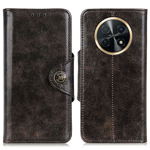 Handytasche Stand Schutzhülle Flip Leder Hülle M12L für Huawei Nova Y91 Bronze